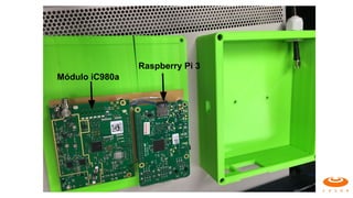 Raspberry Pi 3
Módulo iC980a
 