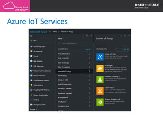 Azure IoT Services
 