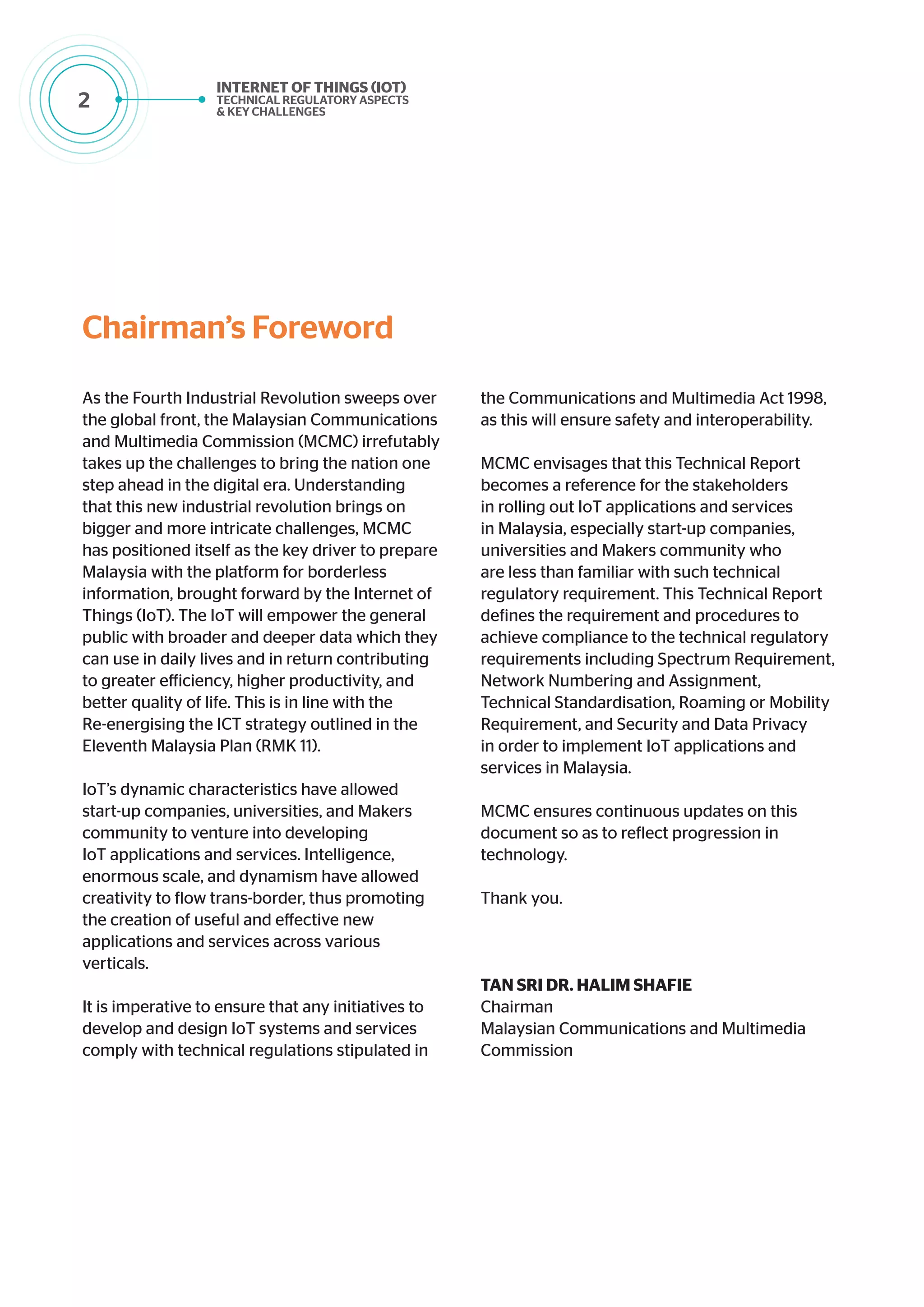 IoT - Technical Regulatory Aspects and Key Challenges | PDF
