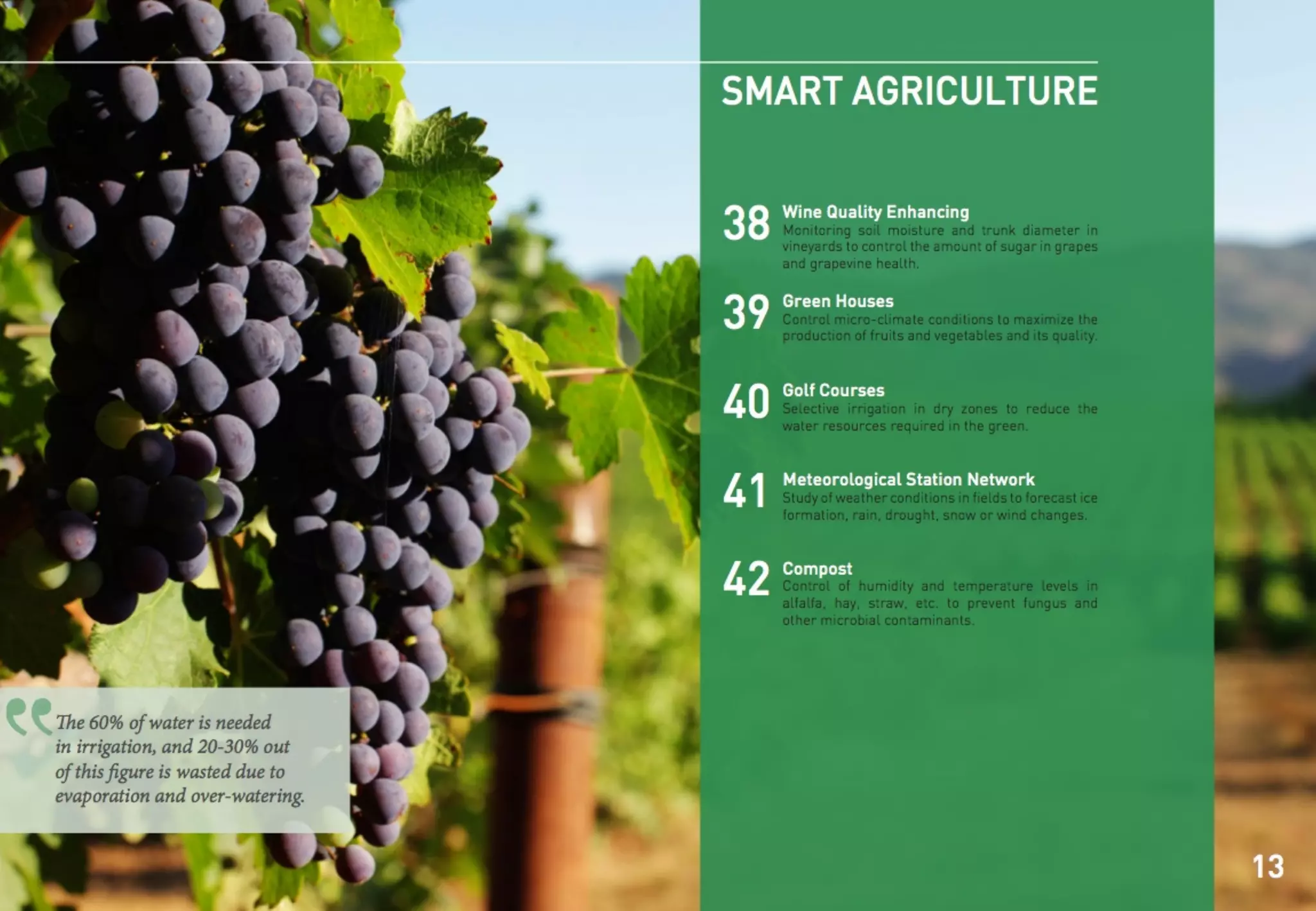 ©	2012	MIMOS	Berhad.	All	Rights	Reserved. 17[Source:	http://www.libelium.com/top_50_iot_sensor_applications_ranking/pdf ]
 