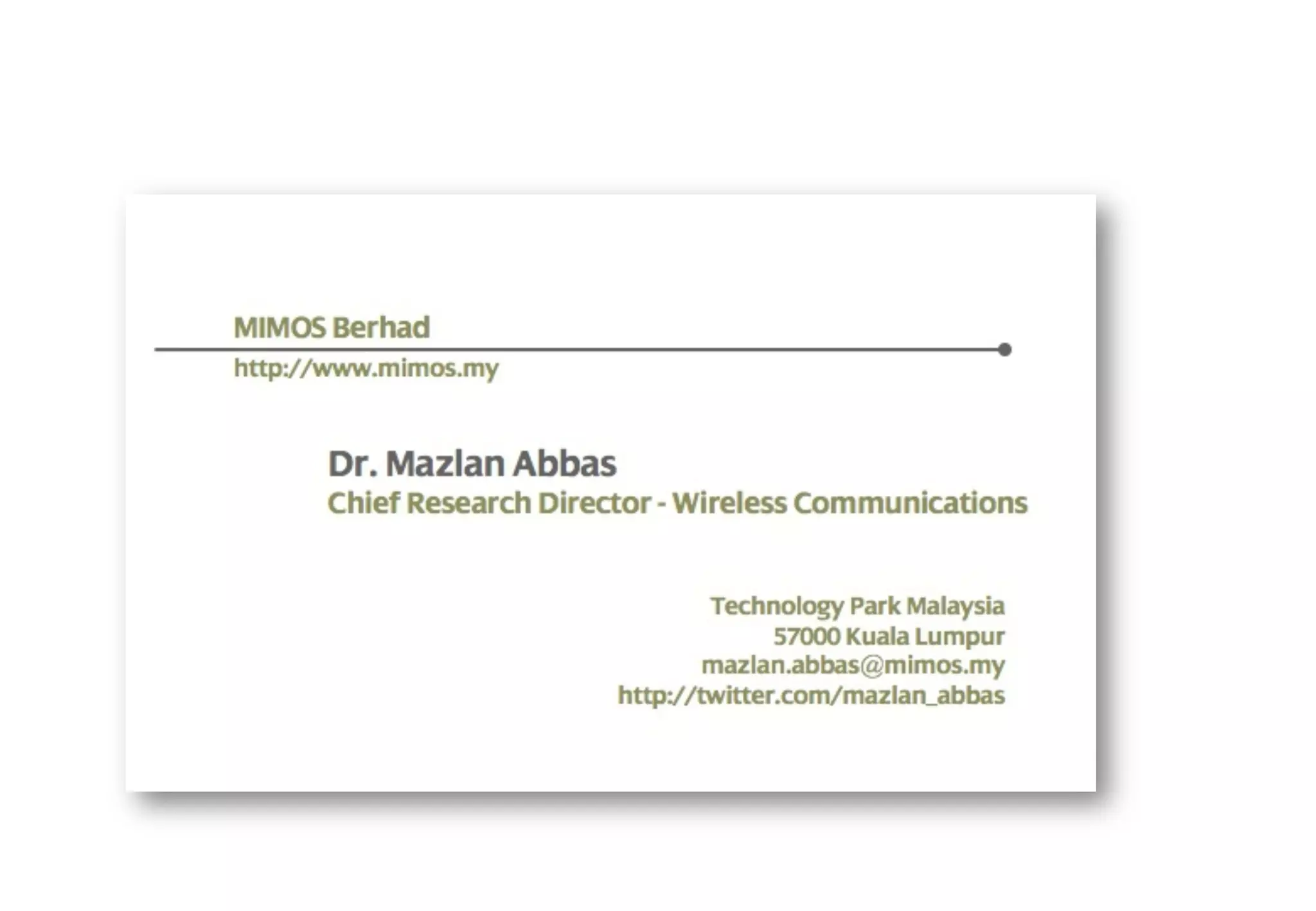 ©	2012	MIMOS	Berhad.	All	Rights	Reserved. 54
 