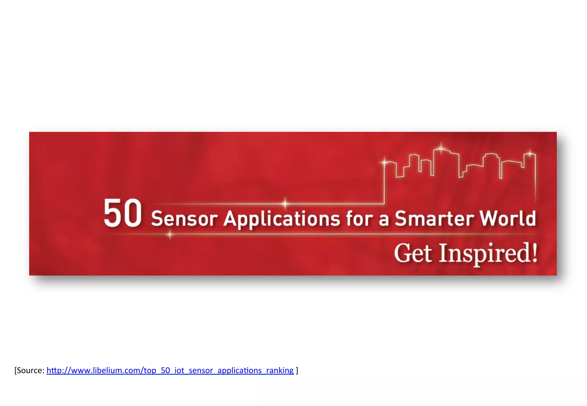 ©	2012	MIMOS	Berhad.	All	Rights	Reserved. 9
[Source:	http://www.libelium.com/top_50_iot_sensor_applications_ranking/pdf ]
 