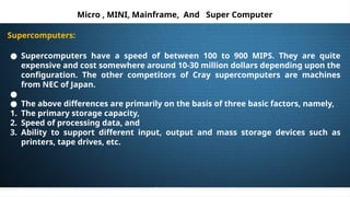 Basic Math On Supercomputer Fundamental of computer organization IOT-UNIT1.pptx