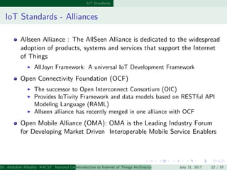 Introduction to IoT Architectures and Protocols | PDF