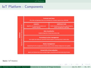 Introduction to IoT Architectures and Protocols | PDF