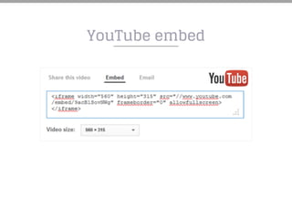 YouTube embed
 