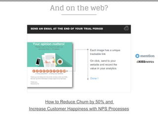 And on the web?
How to Reduce Churn by 50% and
Increase Customer Happiness with NPS Processes
 
