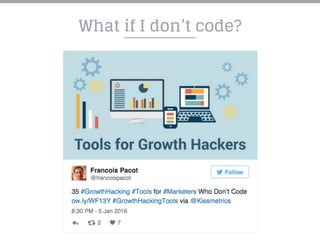 What if I don’t code?
 