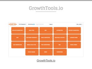 GrowthTools.io
GrowthTools.io
 