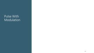 Pulse With
Modulation
23
 