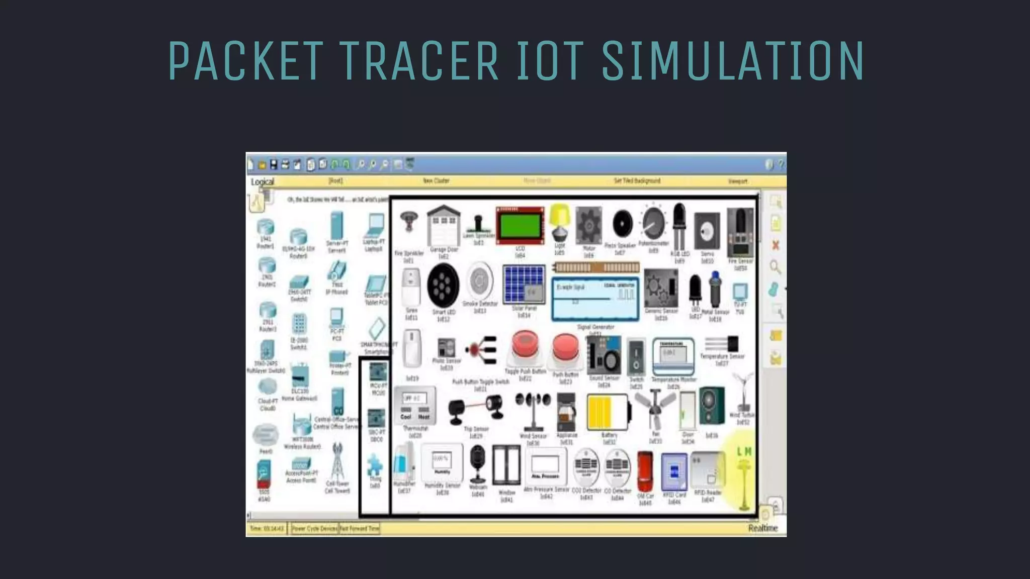 PACKET TRACER IOT SIMULATION
 