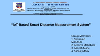 IoT-Based Smart Distance Measurement System Using Ultrasonic Sensors ...