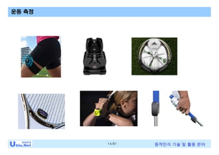 14/81 동작인식 기술 및 활용 분야
운동 측정
 