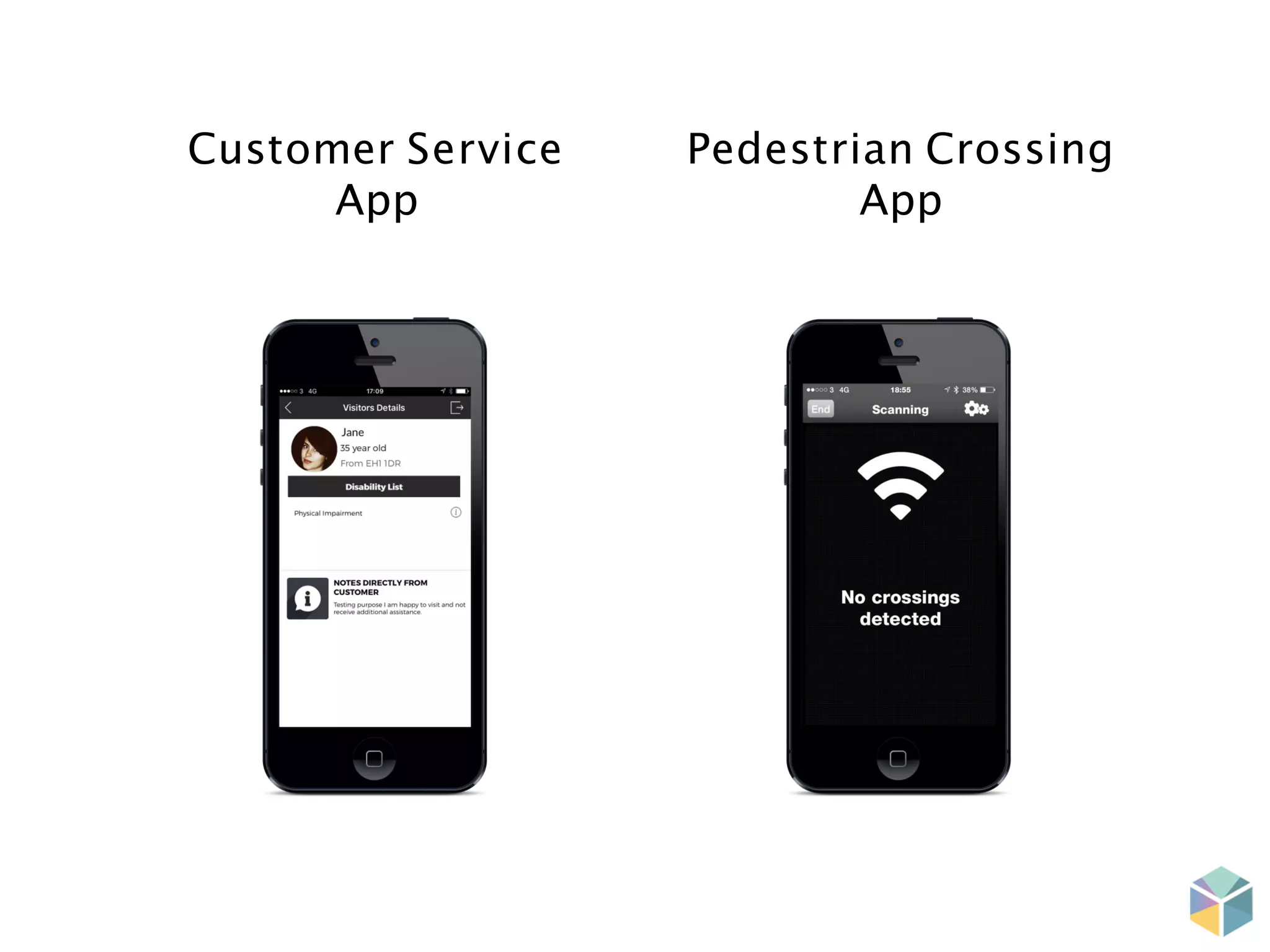 Pedestrian Crossing
App
Customer Service
App
 