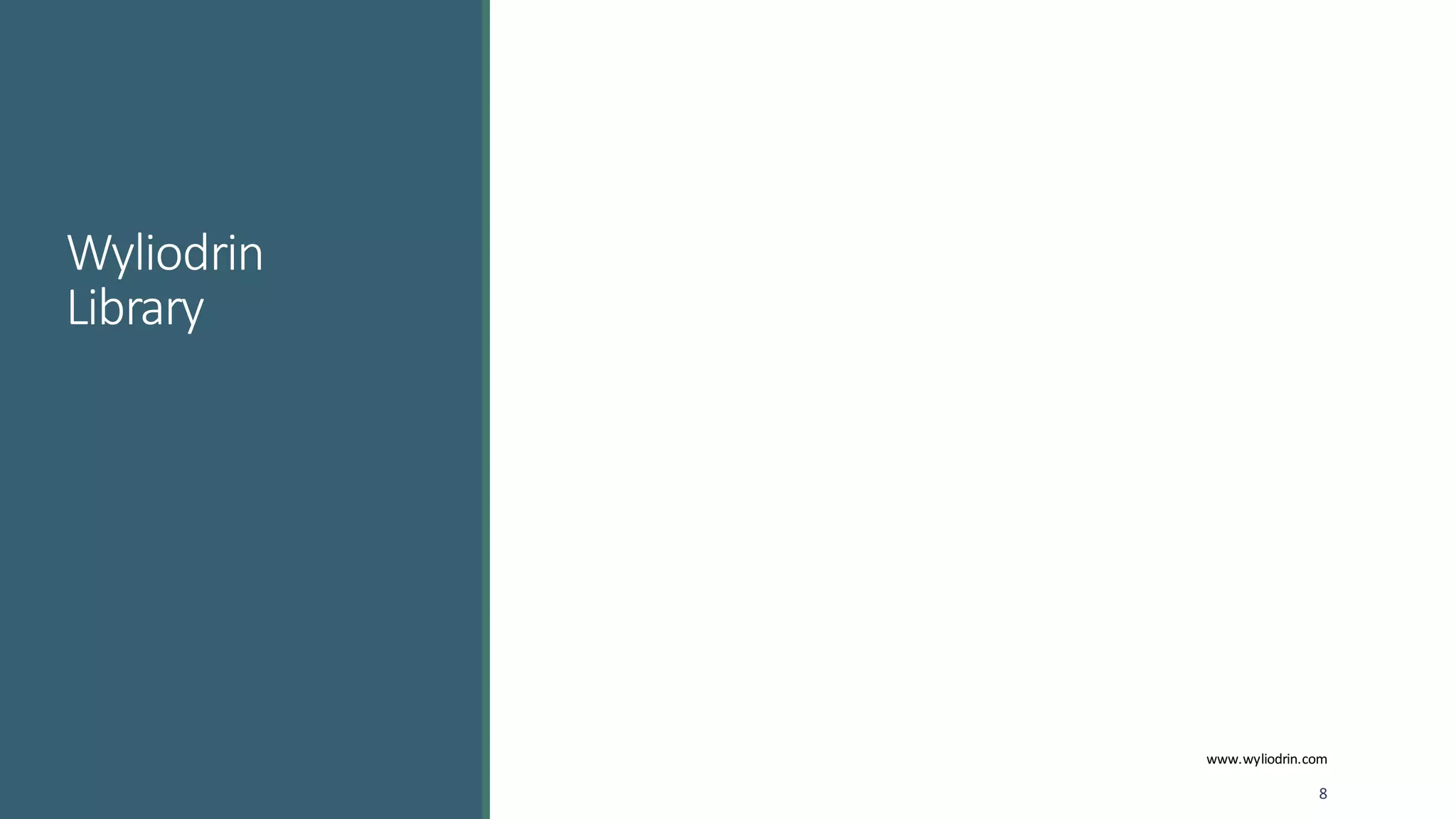 Wyliodrin	
Library
8
www.wyliodrin.com
 