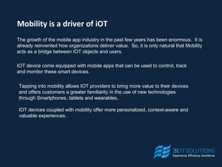 Mobility as a driver of IOT | PPT