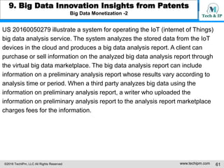 ©2016 TechIPm, LLC All Rights Reserved www.techipm.com 61
7. IoT for Business Growth Insights from Patents
Growth through ...