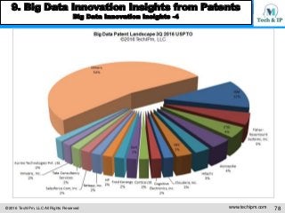 ©2016 TechIPm, LLC All Rights Reserved www.techipm.com 78
9. Big Data Innovation Insights from Patents
Big Data Innovation...
