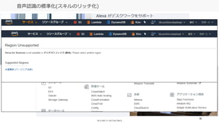 65
音声認識の標準化(スキルのリッチ化)
 