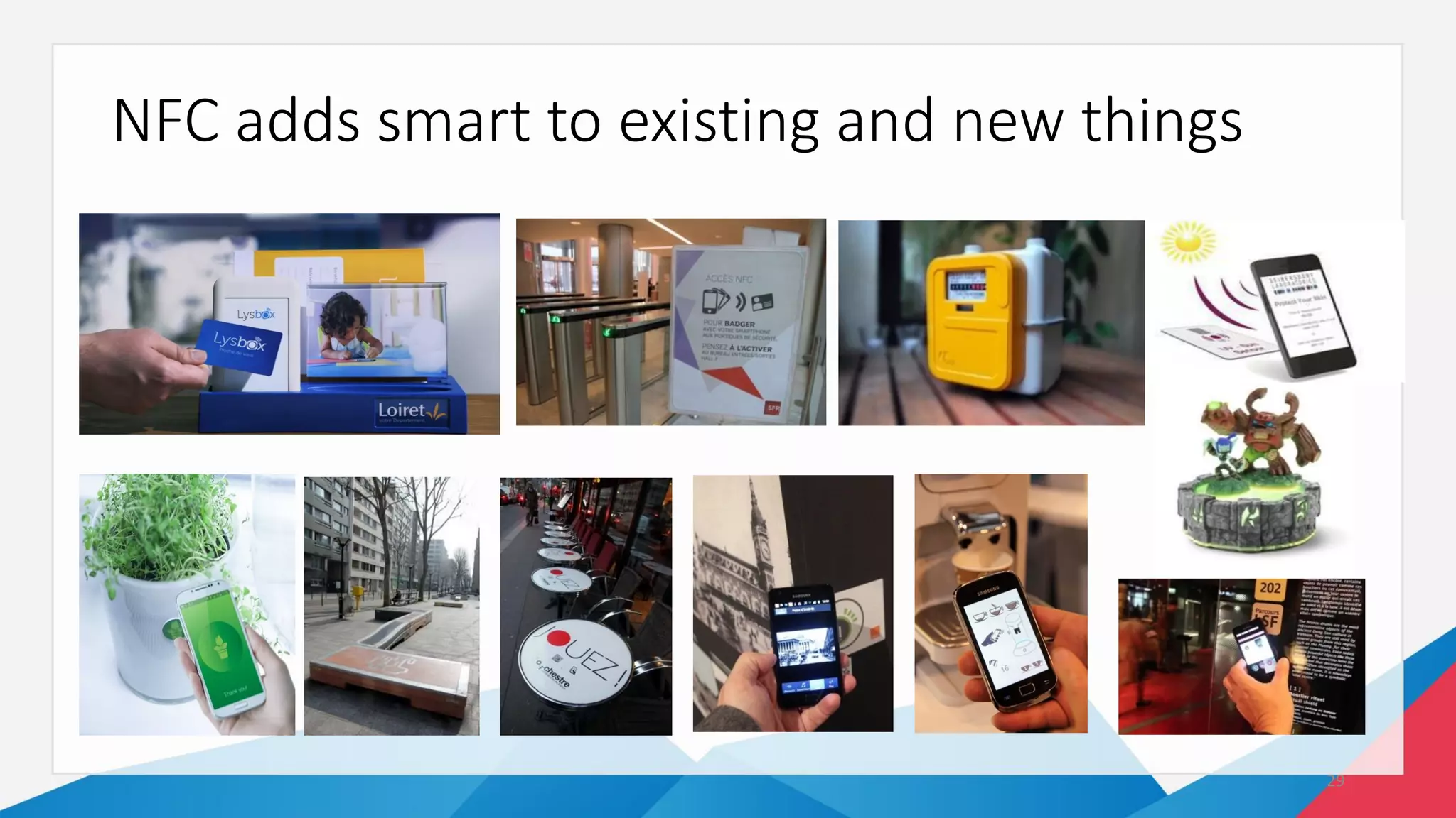 NFC adds smart to existing and new things
29
 