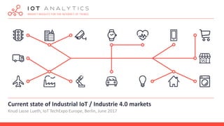 Current state of Industrial IoT / Industrie 4.0 markets
Knud Lasse Lueth, IoT TechExpo Europe, Berlin, June 2017
 