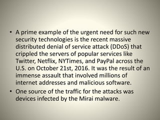 • The attack comes amid heightened
cybersecurity fears and a rising number of
internet security breaches. All indications
...