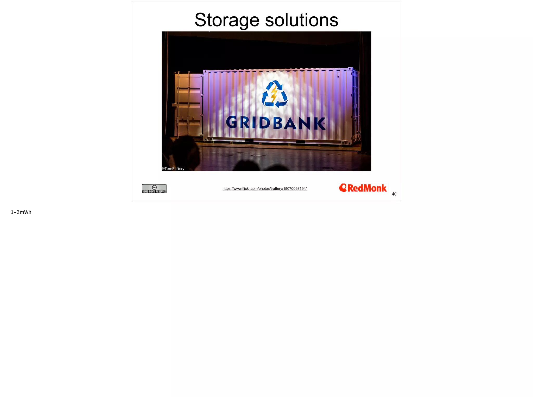 Storage solutions 
https://www.flickr.com/photos/traftery/15070098194/ 
40 
 