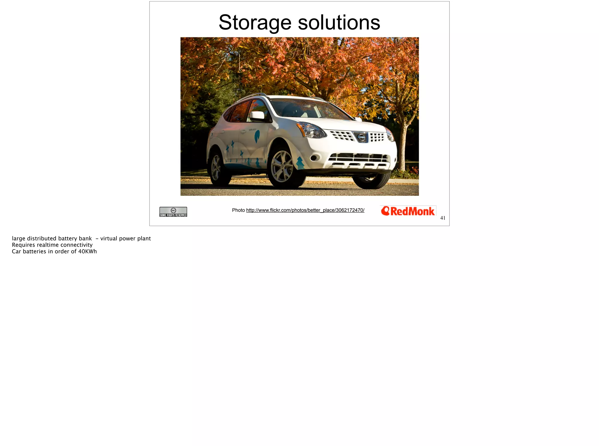 Photo http://www.flickr.com/photos/better_place/3062172470/ 
41 
Storage solutions 
 