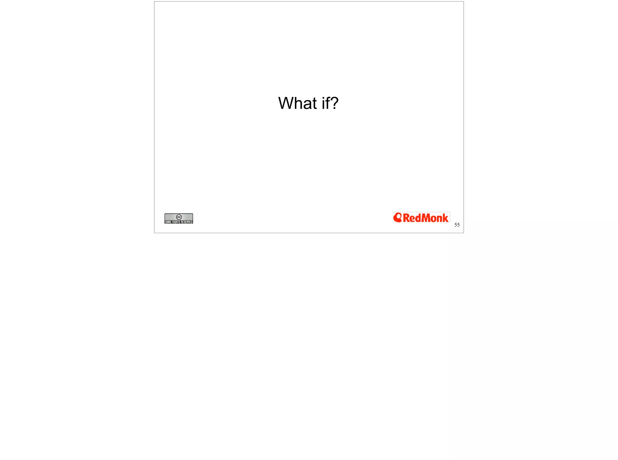 What if? 
55 
 