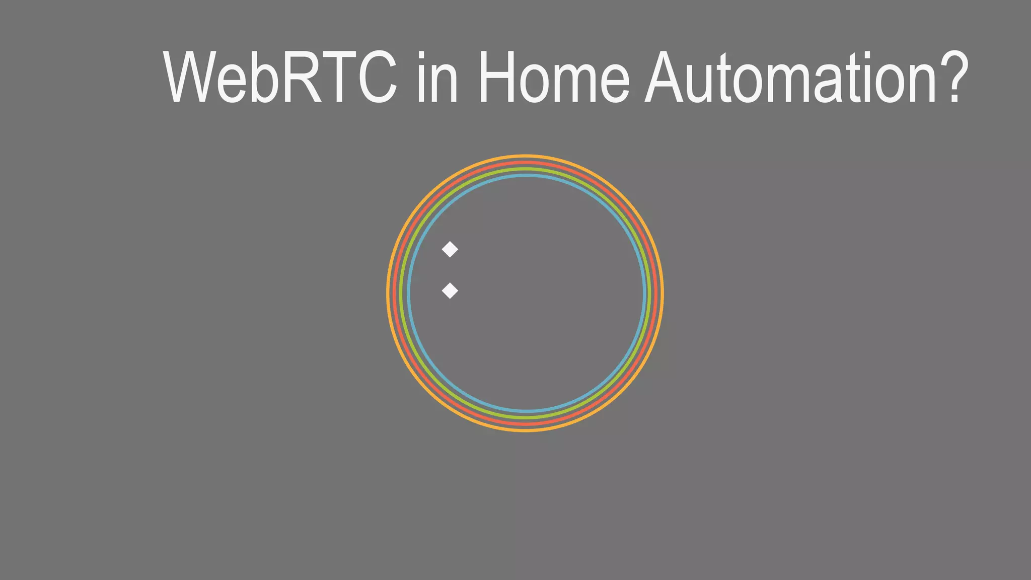 :
WebRTC in Home Automation?
 