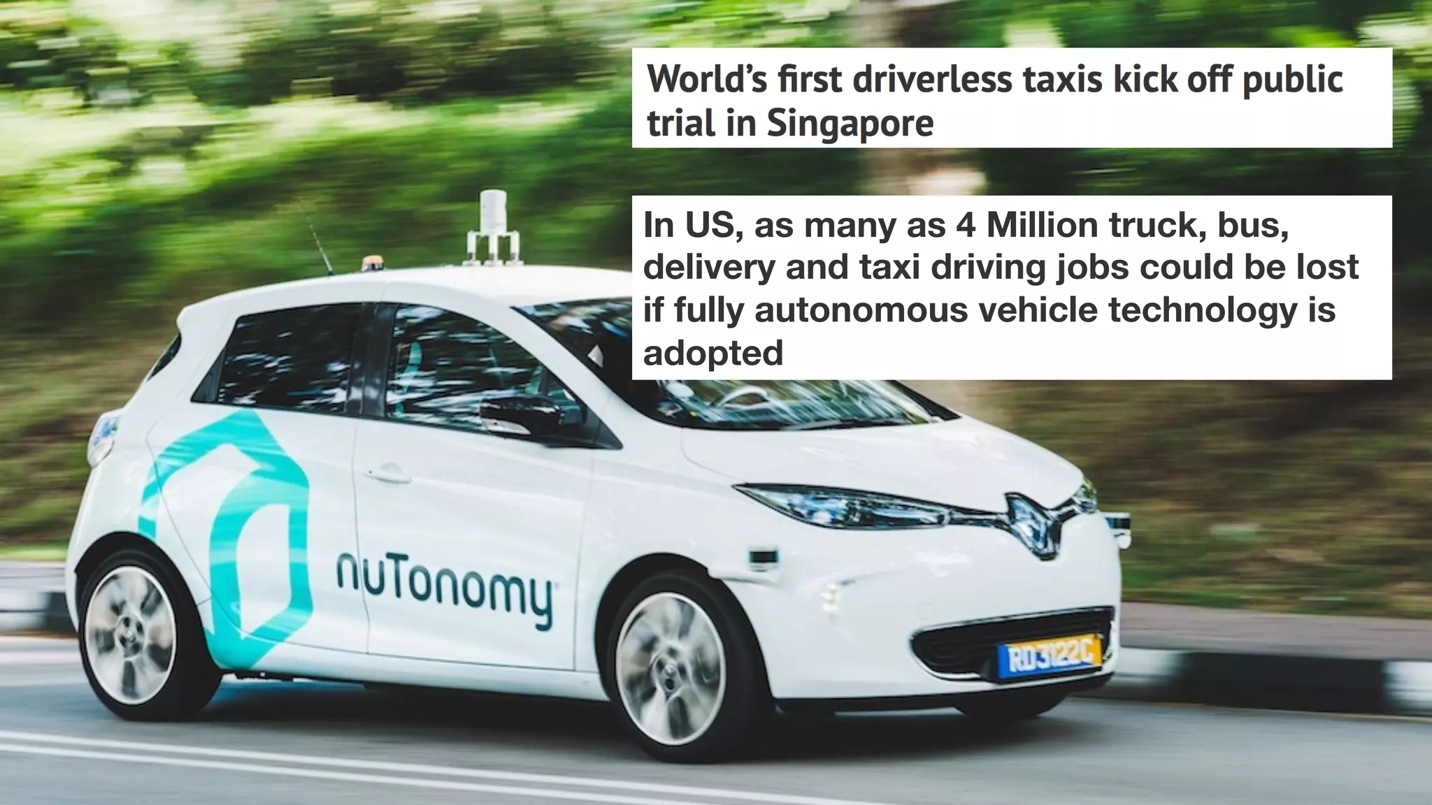 favoriot
In US, as many as 4 Million truck, bus,
delivery and taxi driving jobs could be lost
if fully autonomous vehicle technology is
adopted
 