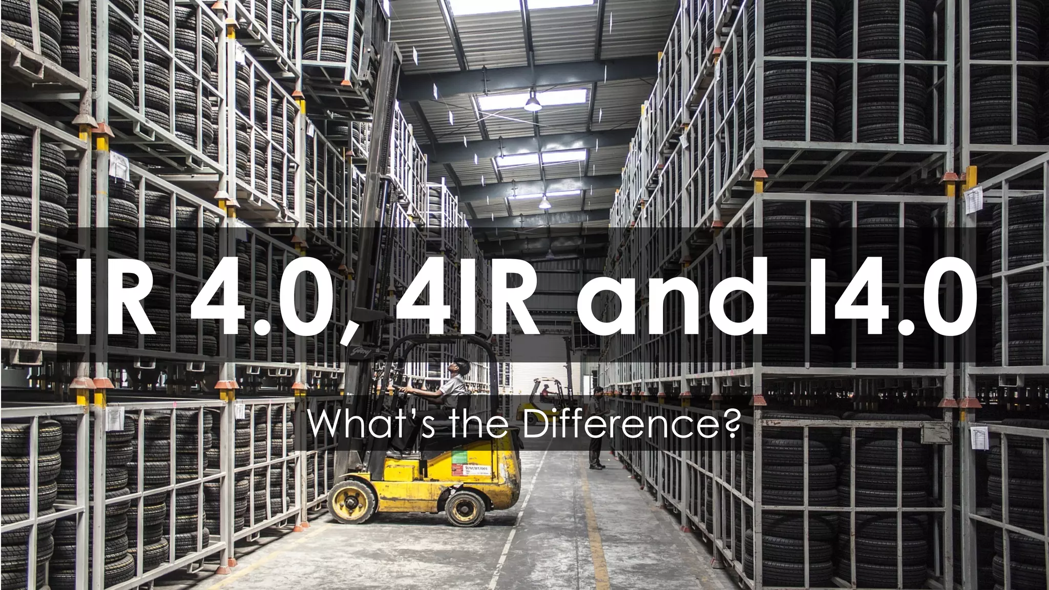 favoriot
IR 4.0, 4IR and I4.0
What’s the Difference?
 