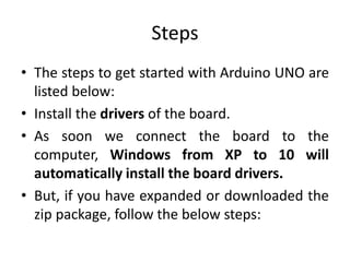 IOT ARDUINO UNO.pptx | Operating Systems | Computer Software and ...