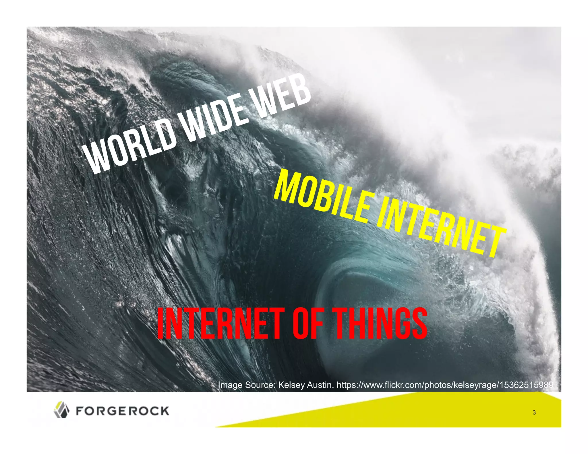 3 
World Wide Web 
Mobile Internet 
Internet of things 
Image Source: Kelsey Austin. https://www.flickr.com/photos/kelseyrage/15362515989 
 