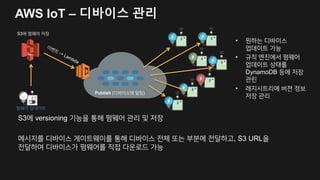 임베디드 디바이스를 쉽게 프로그래밍 할 수 있는 능력이 필요
디바이스를 새로 프로그래밍 하지 못하면 디바이스는 기능의 제약이 생김
IoT 서비스 환경이 가진 어려운 문제
양방향 지연 속도
연결 중단
비싼 네트워크 비용
 