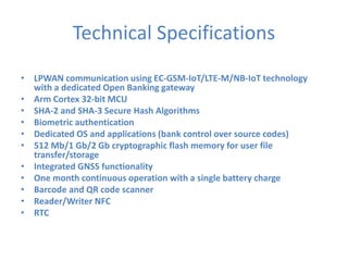 IoT banking device | PPTX
