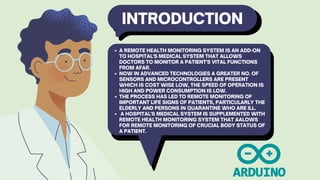 Iot Based Patient Health Monitoring System Using Arduino Pdf Iot Based Patient Health Monitoring System Using Arduino Pdf