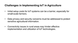 Iot Based Project On Smart Agriculture and it's application | PPTX