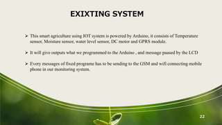 IOT based smart agriculture monitoring.pptx