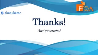 Any questions?
Thanks!
 