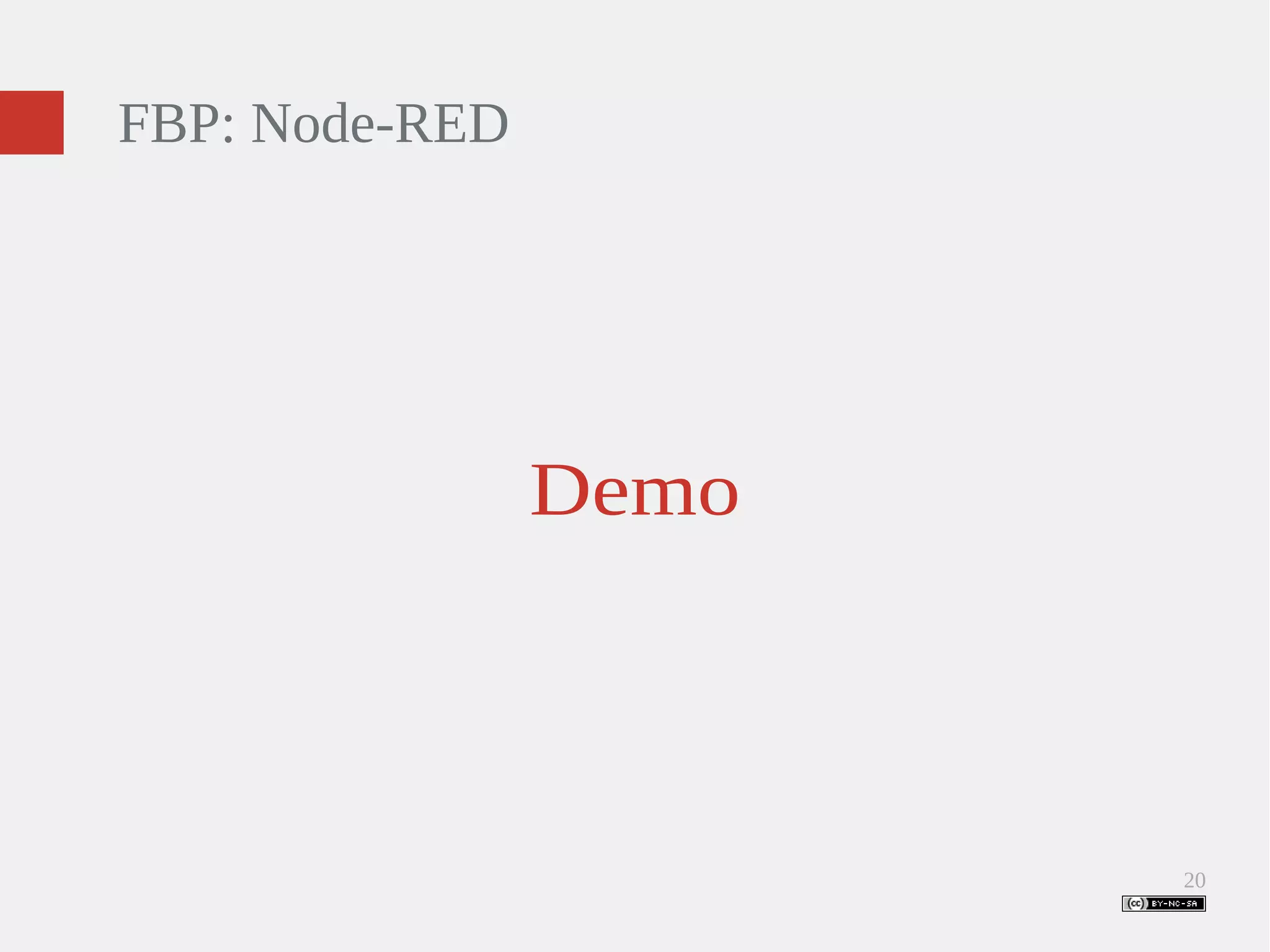 20 FBP: Node-RED Demo 