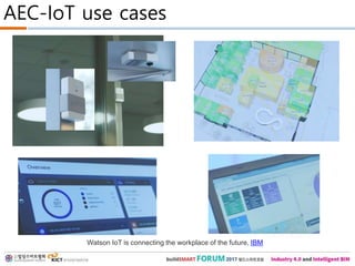 AEC-IoT use cases
Watson IoT is connecting the workplace of the future, IBM
 