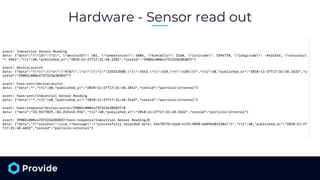 Hardware - Sensor read out
 