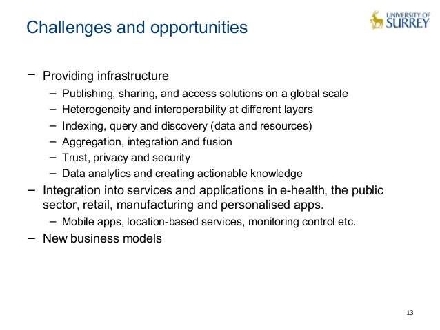 data heterogeneity semantic integration story Things: Internet of far so The