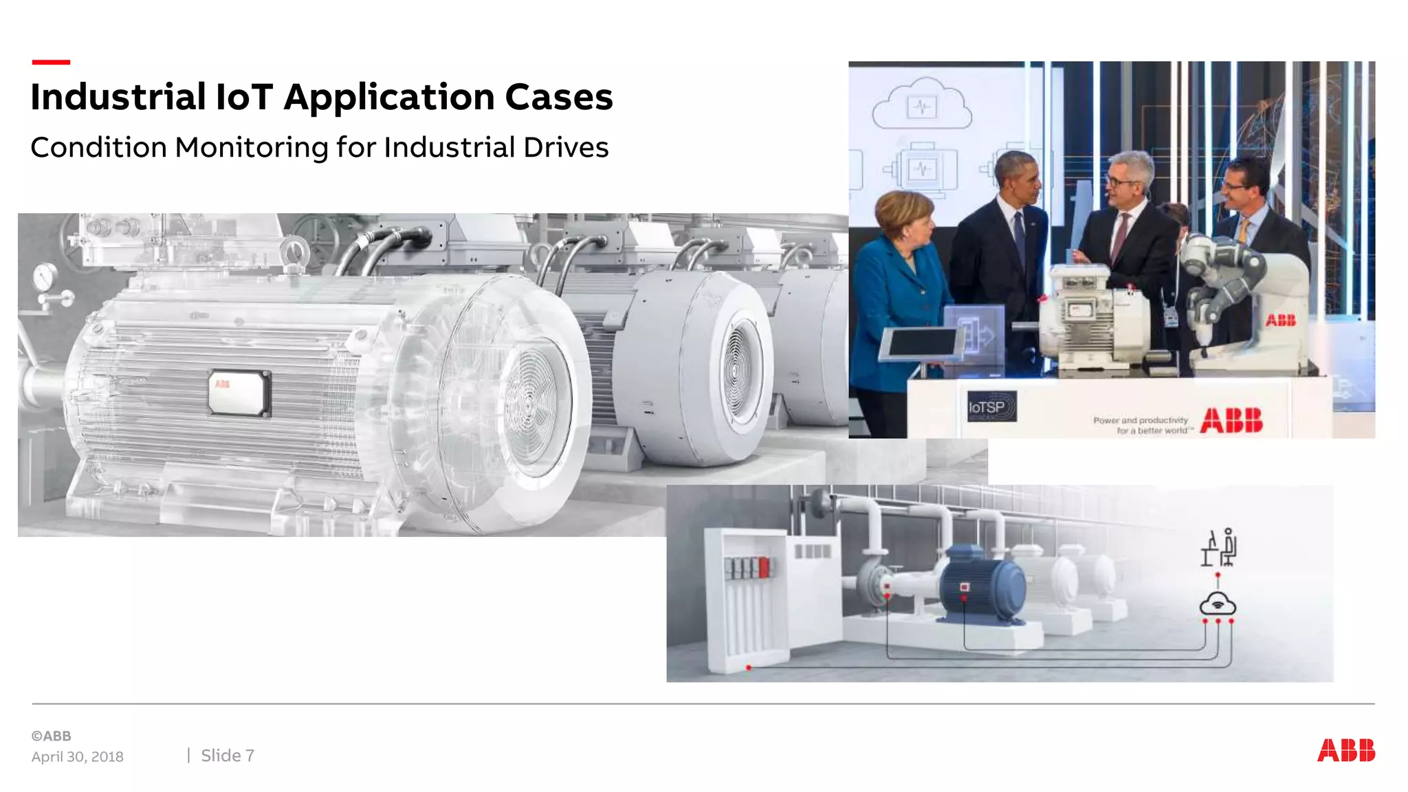 Condition Monitoring for Industrial Drives
Industrial IoT Application Cases
April 30, 2018 Slide 7
 
