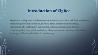 IoT Communication Techonologies, Wi-fi, Bluetooth, ZigBee | PPTX