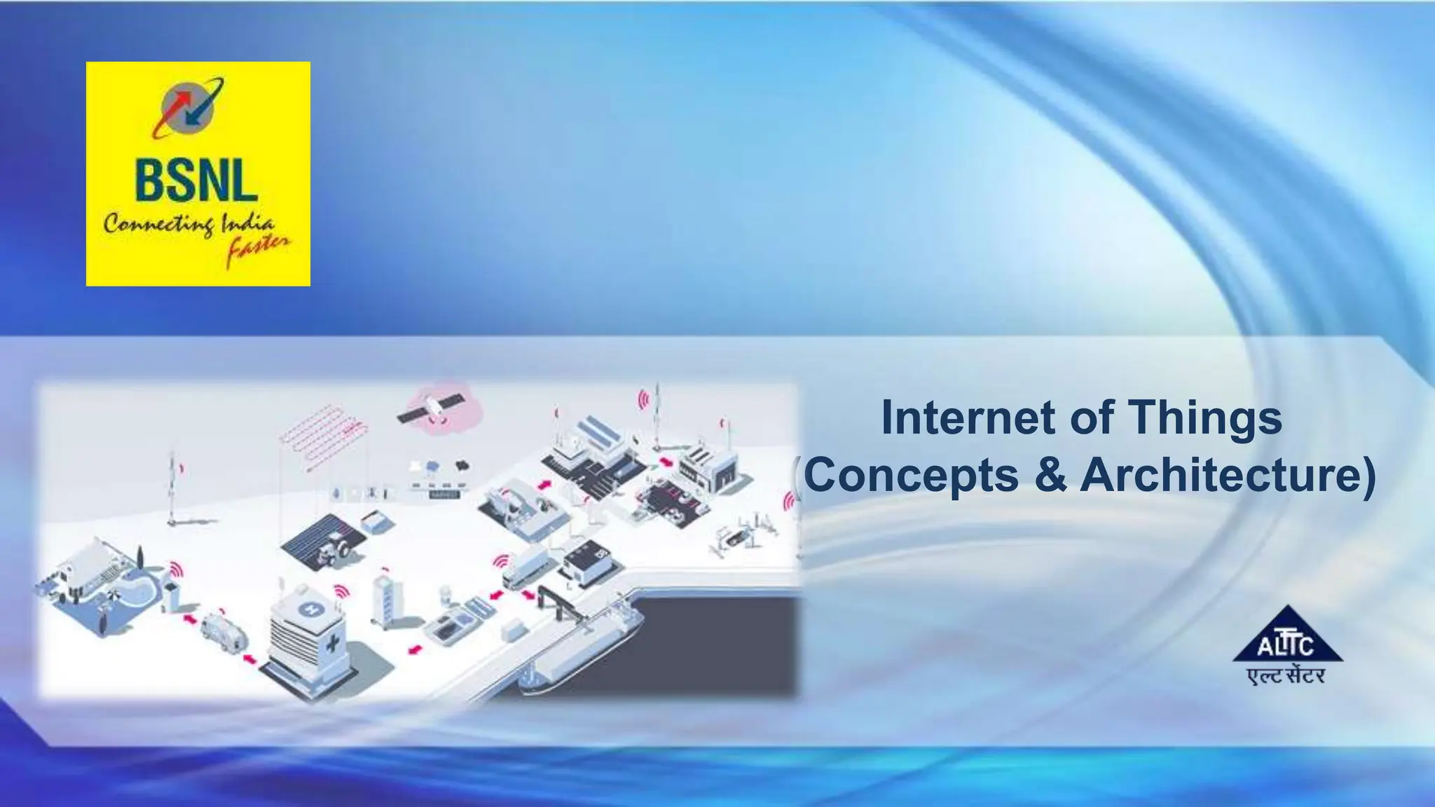Internet of Things
(Concepts & Architecture)
 
