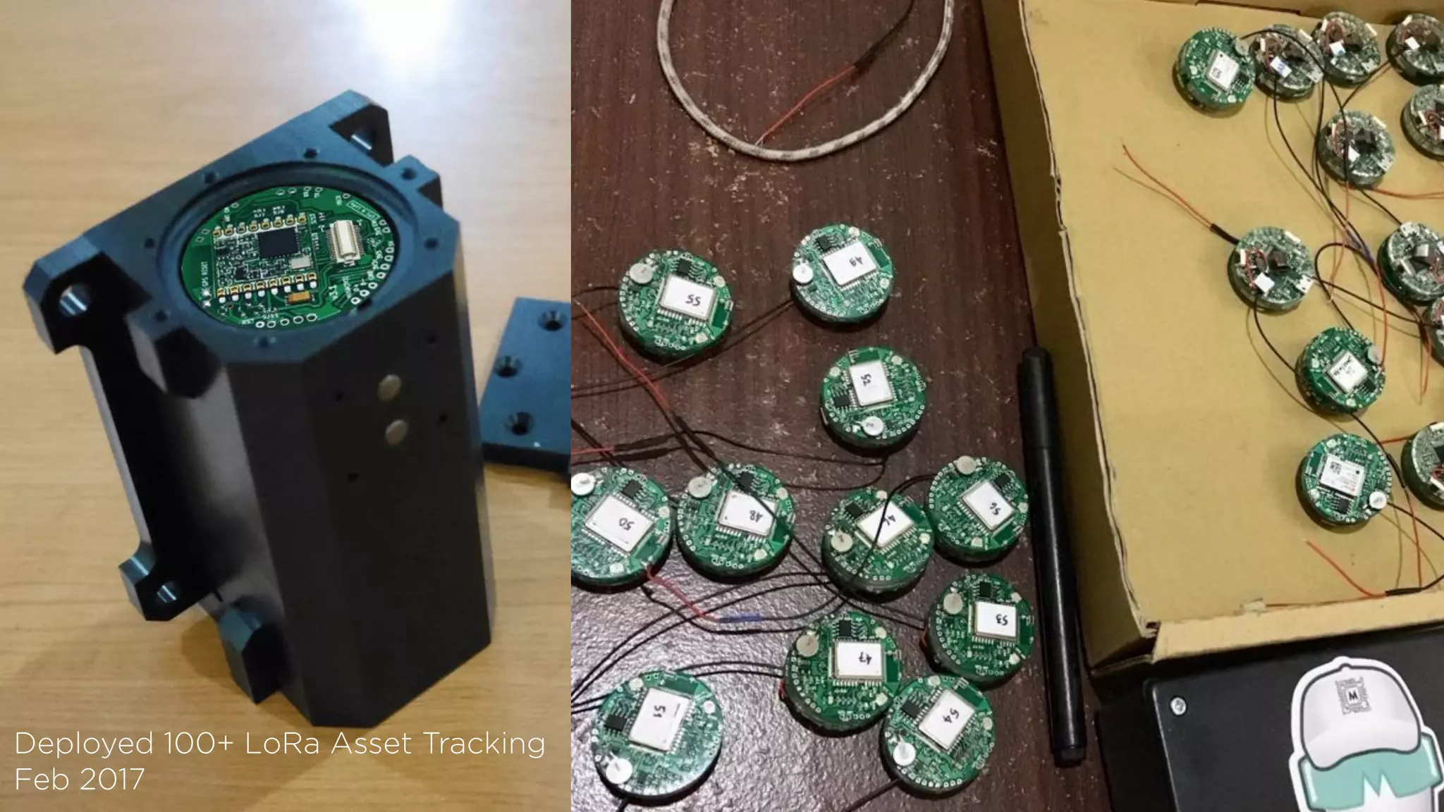 Deployed 100+ LoRa Asset Tracking 
Feb 2017
 