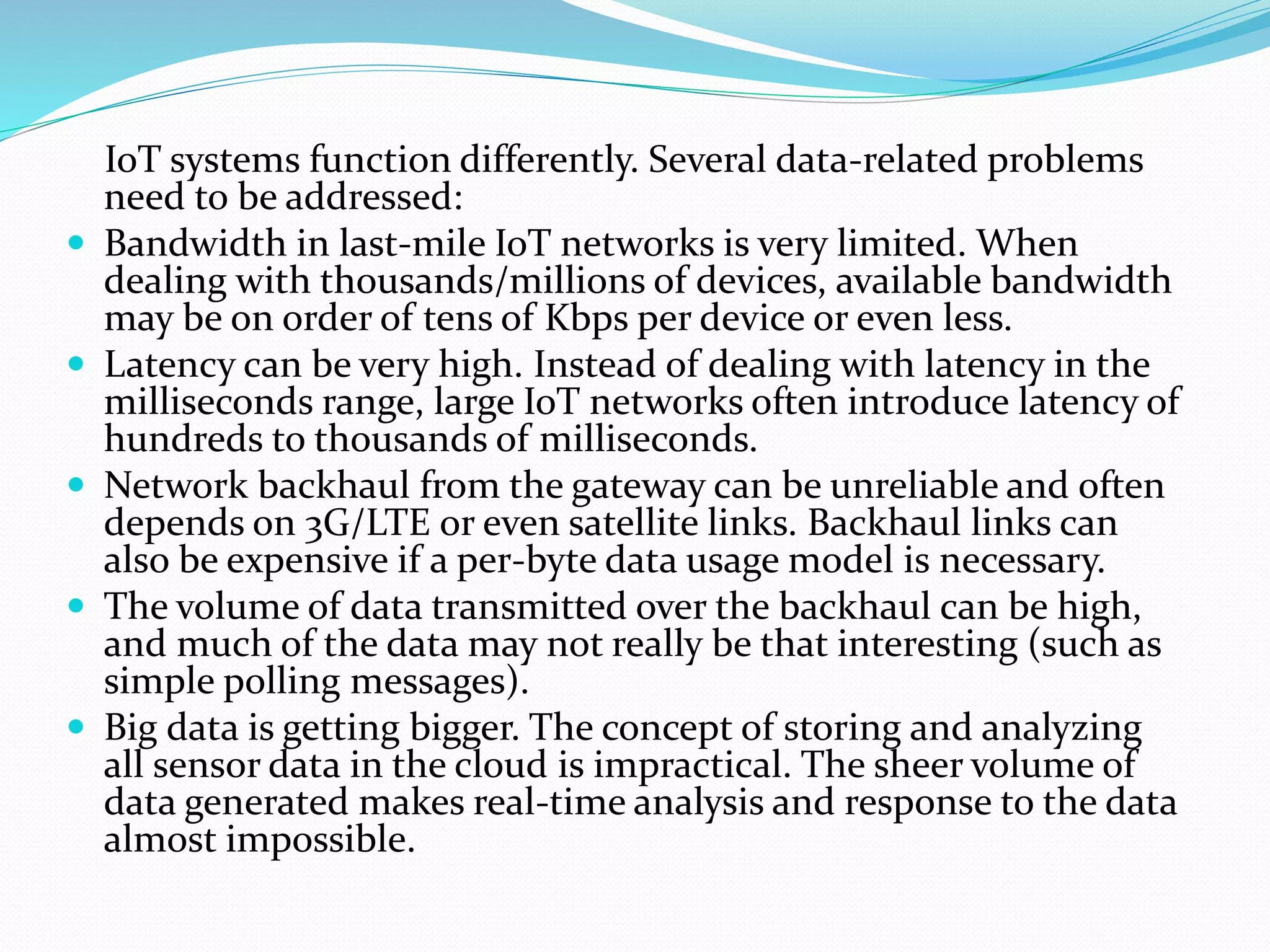 Iot data management and compute stack pptx