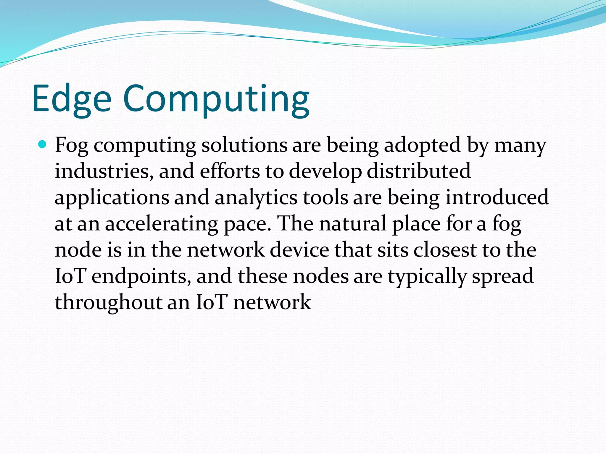 Iot data management and compute stack pptx
